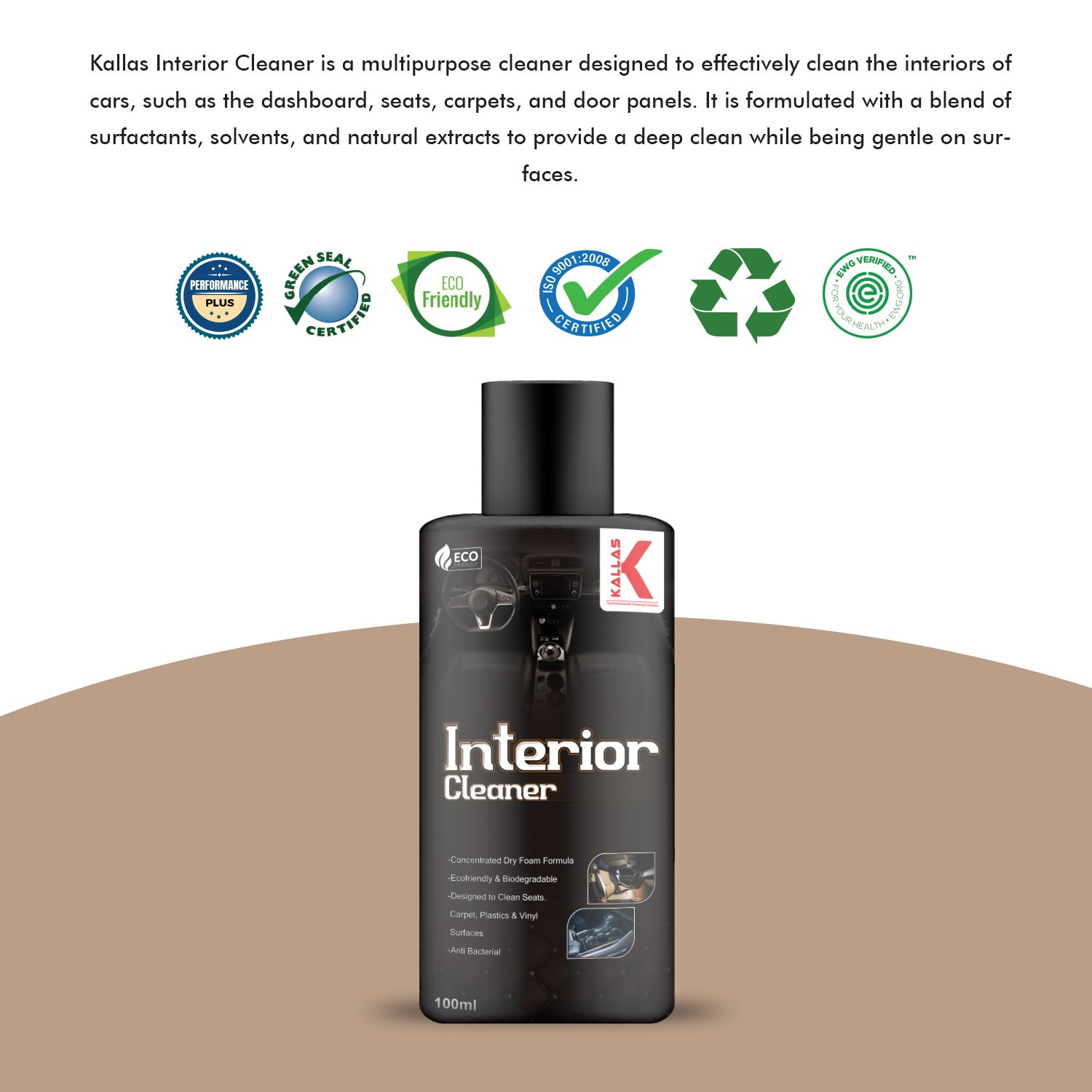 100ml-Slide-3-3 Kallas Interior Cleaner - Image 3